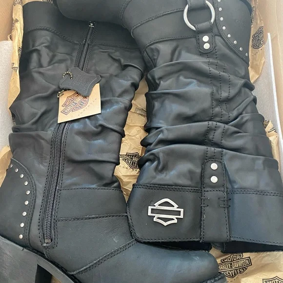 Women’s Harley Davidson leather boots - Picture 7 of 14